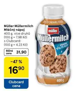 Tesco MÜLLER MÜLLERMILCH Mléčný nápoj nabídka
