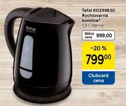 Tesco Tefal KO299830 Rychlovarná konvice nabídka