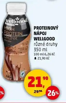 Penny Market PROTEINOVÝ NÁPOJ WELLGOOD nabídka