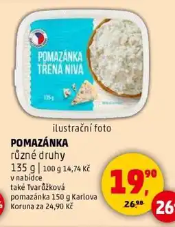 Penny Market POMAZÁNKA různé druhy nabídka