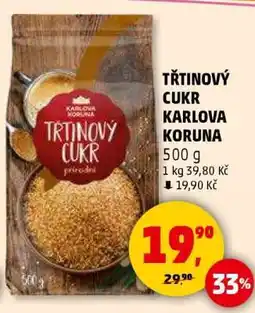 Penny Market TŘTINOVÝ CUKR KARLOVA KORUNA nabídka