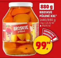 Penny Market Broskve půlené XXL nabídka