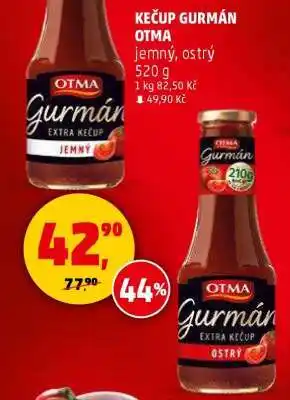 Penny Market KEČUP GURMÁN OTMA nabídka