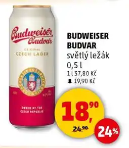 Penny Market Budweiser Budvar světlý ležák nabídka