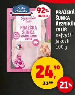 Penny Market PRAŽSKÁ ŠUNKA ŘEZNÍKŮV TALÍŘ nabídka