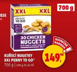 Penny Market Kuřecí nuggetky XXL Penny To Go nabídka