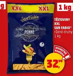 Penny Market TĚSTOVINY XXL SAN FABIO nabídka