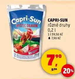 Penny Market Capri-Sun různé druhy nabídka