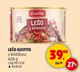 Penny Market LEČO GUSTITO s klobásou nabídka