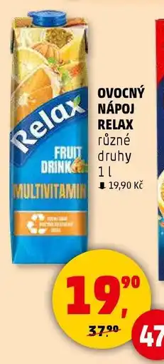 Penny Market OVOCNÝ NÁPOJ RELAX nabídka