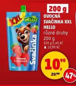 Penny Market Ovocná svačinka XXL Hello nabídka
