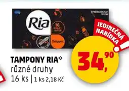 Penny Market TAMPONY RIA nabídka