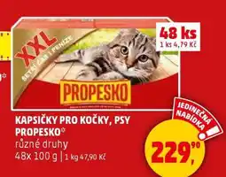 Penny Market KAPSIČKY PRO KOČKY, PSY PROPESKO nabídka