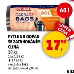Penny Market Pytle na odpad se zatahováním Clina nabídka