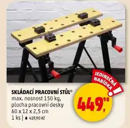 Penny Market SKLÁDACÍ PRACOVNÍ STŮL nabídka