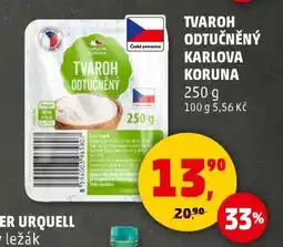 Penny Market Tvaroh odtučněný Karlova Koruna nabídka
