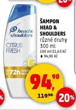Penny Market ŠAMPON HEAD & SHOULDERS nabídka