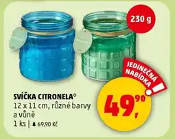 Penny Market SVÍČKA CITRONELA nabídka