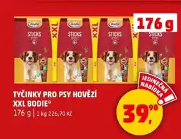 Penny Market TYČINKY PRO PSY HOVĚZÍ XXL BODIE nabídka
