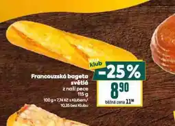 Billa Francouzská bageta nabídka