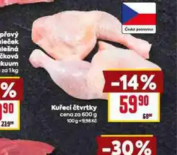 Billa Kuřecí čtvrtky nabídka