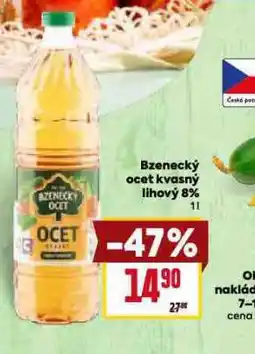 Billa Bzenecký ocet kvasný lihový 8% nabídka