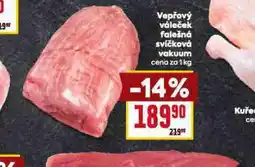Billa Vepřový váleček falešná svíčková nabídka
