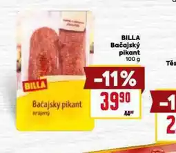 Billa Billa bačajský pikant nabídka