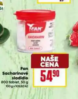 Billa Fan sacharinové sladidlo nabídka