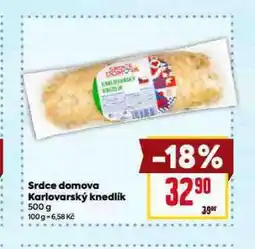 Billa Karlovarský knedlík nabídka