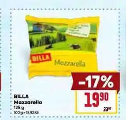Billa Billa mozzarella nabídka