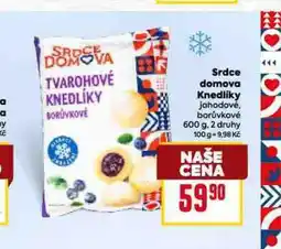 Billa Knedlíky ovocné nabídka