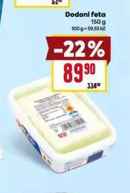 Billa Dodoni feta nabídka