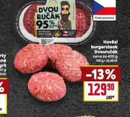 Billa Hovězí burgersteak dvouručák nabídka