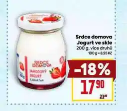 Billa Jogurt ve skle nabídka