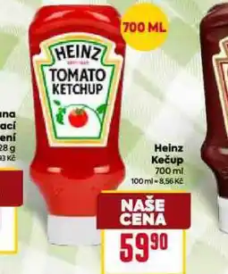Billa Heinz kečup nabídka