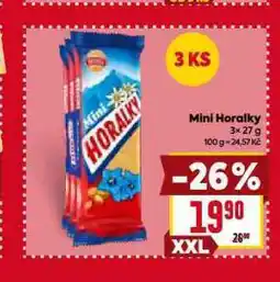 Billa Mini horalky nabídka