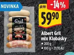 Albert Gril mix klobásky nabídka