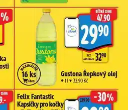Albert Gustona řepkový olej nabídka