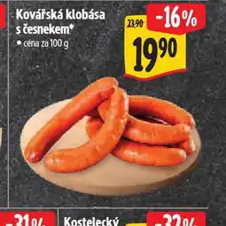 Albert Kovářská klobása s česnekem nabídka
