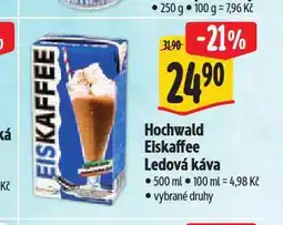 Albert Hochwald eiskaffee ledová káva nabídka
