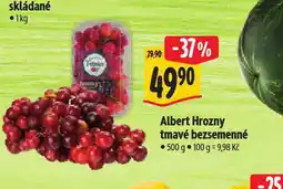 Albert Hrozny tmavé bezsemenné nabídka
