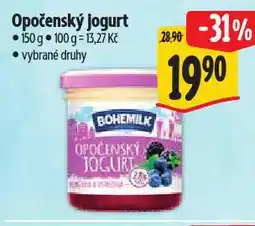 Albert Opočenský jogurt nabídka