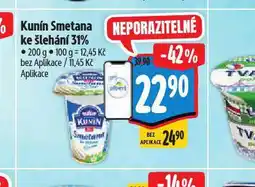 Albert Kunín smetana ke šlehání nabídka