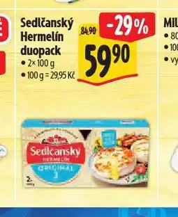 Albert Sedlčanský hermelín duopack nabídka