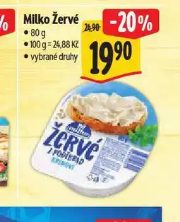 Albert Milko žervé nabídka