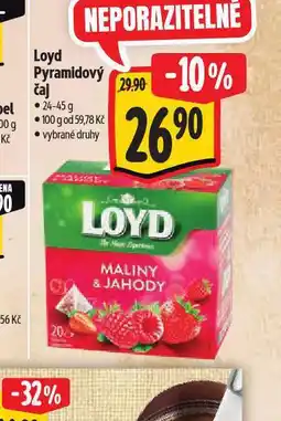Albert Loyd pyramidový čaj nabídka