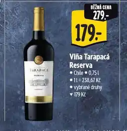 Albert Viňa tarapacá reserva nabídka