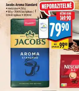 Albert Jacobs aroma standard mletá káva nabídka