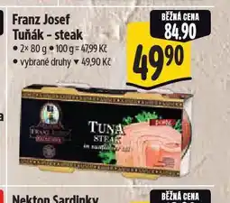 Albert Franz josef tuňák - steak nabídka